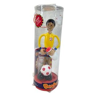 Kid Galaxy Bendos Soccer Player Annette Series 2 #074 Posable Figure NIB